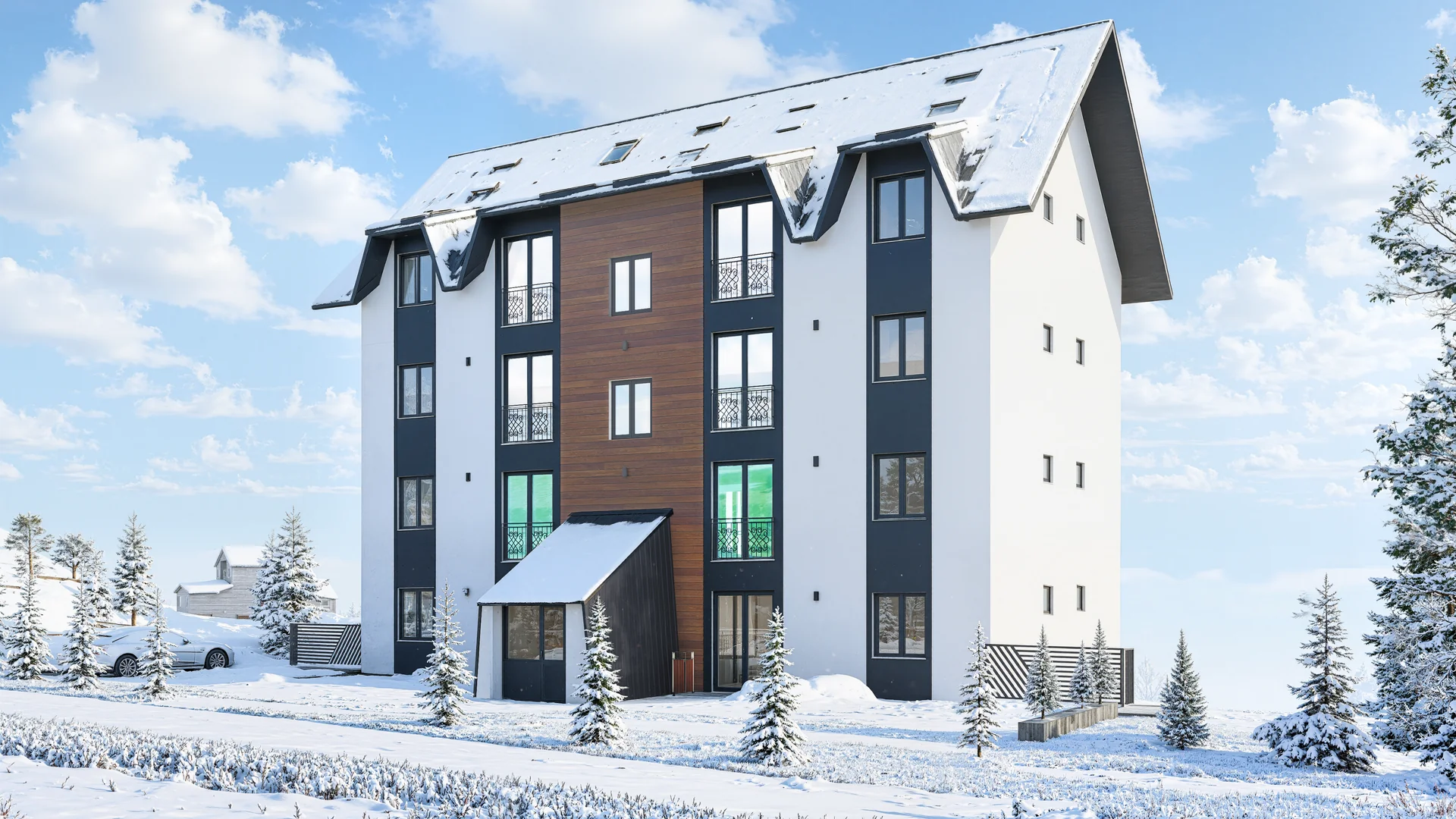 Amber - render eksterijera objekta 2